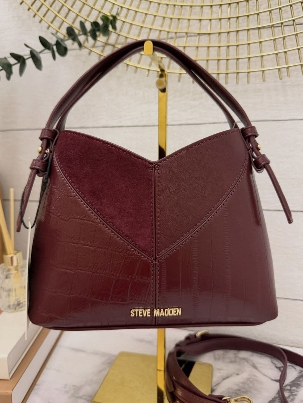 Steve Madden Burgundy Shoulder Bag